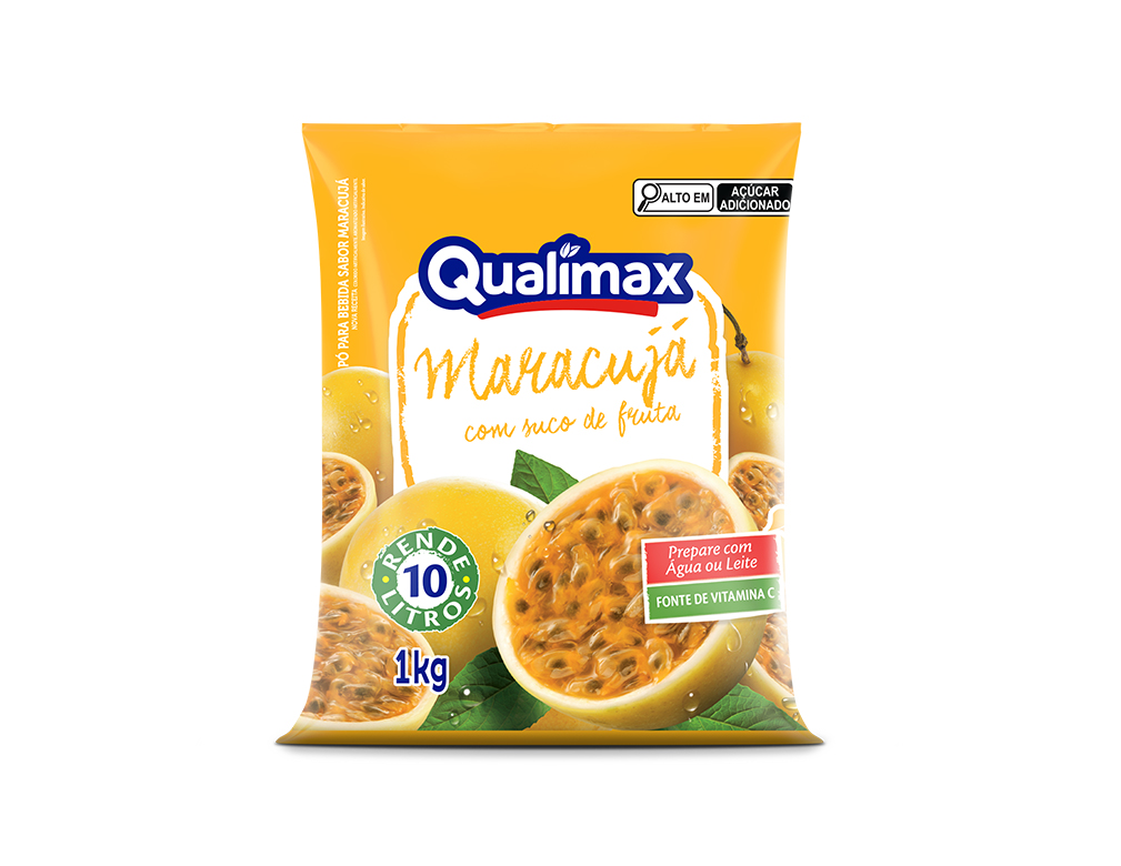 REFRESCO MARACUJÁ QUALIMAX 1 KG (CX 10 PCT)